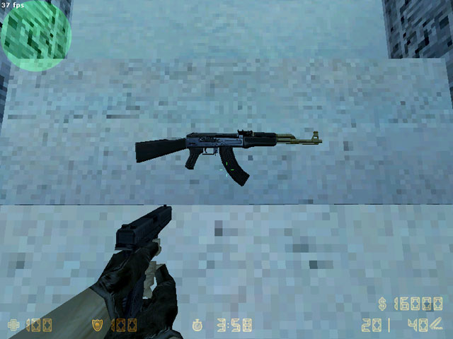 Ak-47 Silver black gold 