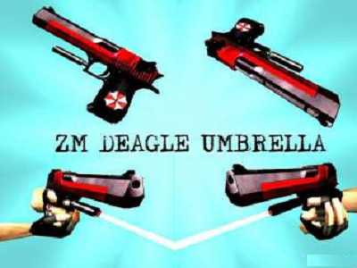 Deagle c лазерным прицелом